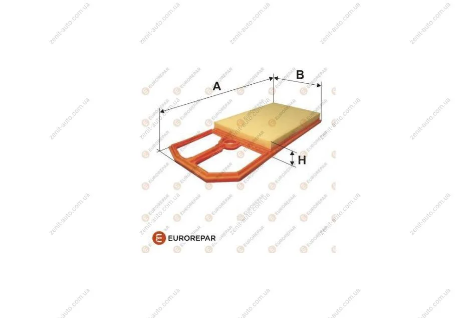 Фильтр воздушный Citroen Berlingo/ Peugeot Partner EP6C B Eurorepar EUROREPAR 1611158080 (фото 1)