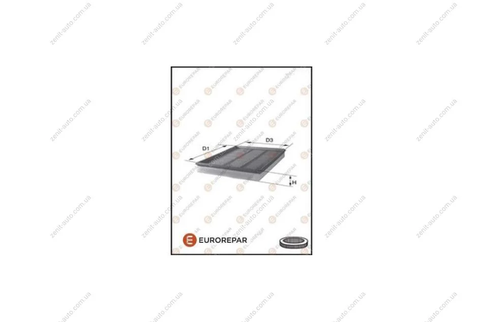 Фильтр воздушный Berlingo-Partner TU5JP4 PSA Eurorepar EUROREPAR E147302 (фото 1)