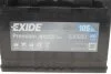 АКБ 6СТ-105 R+ (пт850) (необслуж)(315х175х205) Premium Exide EXIDE EA1050 (фото 2)