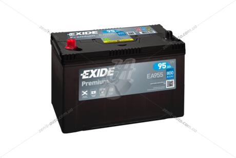 АКБ 6СТ-95 L+ (пт800) (необслуж) Asia Premium EXIDE EA955