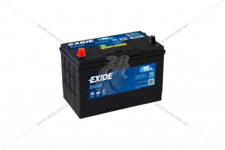 АКБ 6СТ-95 L+ (пт760) (необслуж) Asia EXCELL EXIDE EB955