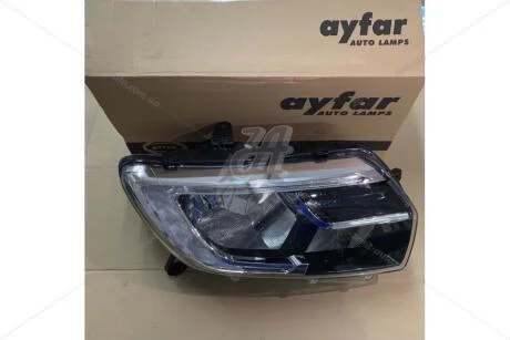 Фара передня права (AYFAR) LED, мех. регулювання Renault Logan Sandero II (AYF-404534) EXXEL 'AYF-404534
