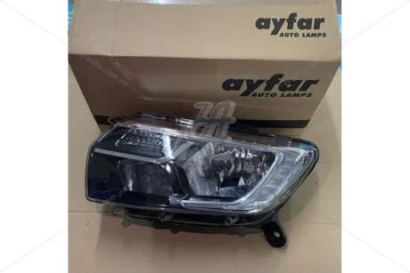 Фара передня ліва (AYFAR) LED, мех. регулювання Renault Logan Sandero II (AYF-404535) EXXEL 'AYF-404535