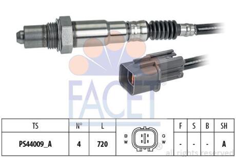 Датчик кислорода (лямбда-зонд) Hyundai i30, Elantra (06-)/KIA Ceed, Cerato (06-) 1.4-1.6 CVVT (10.8345) FACET '108345