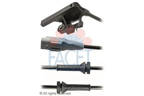 Датчик ABS Peugeot 307/CC 00- задній Л/Пр Facet FACET 21.0028