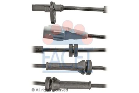 Датчик ABS Citroen BERLINGO/Peugeot 5008, PARTNER 06- задній Л/Пр Facet FACET 21.0096