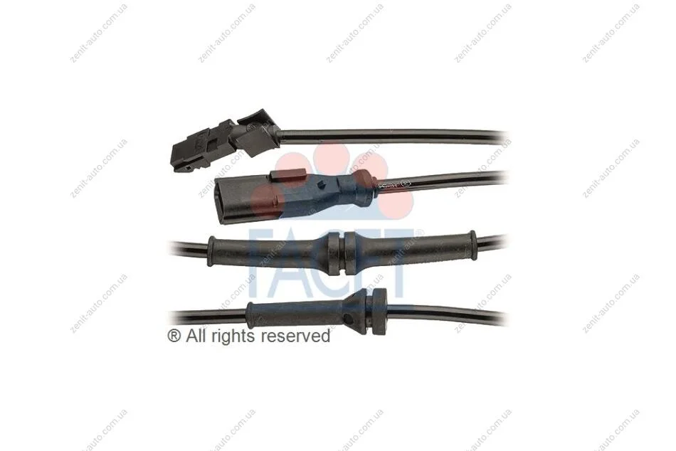 Датчик ABS Renault FLUENCE, GRAND SCENIC III,MEGANE III 08- задній Л/Пр Facet FACET 21.0104 (фото 1)