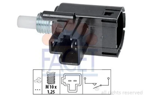 Датчик стоп-сигналу Toyota/Fiat/Citroen/Peugeot/Mitsubishi (7.1257) Facet FACET '71257