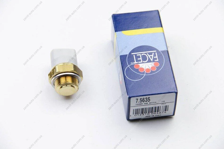 Датчик вмикання вентилятора (2-х скоросной) AUDI A4/A6/VW Golf III 1.0-4.2 71-02 (95°-85°/102°-92°C Facet FACET 7.5635 (фото 1)