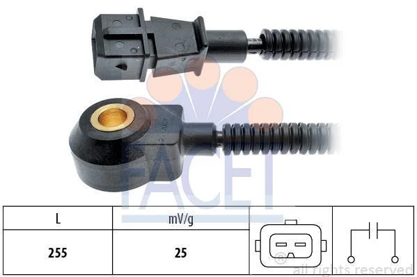Датчик детонації KIA/Hyundai (99-) (9.3090) Facet FACET '93090 (фото 1)