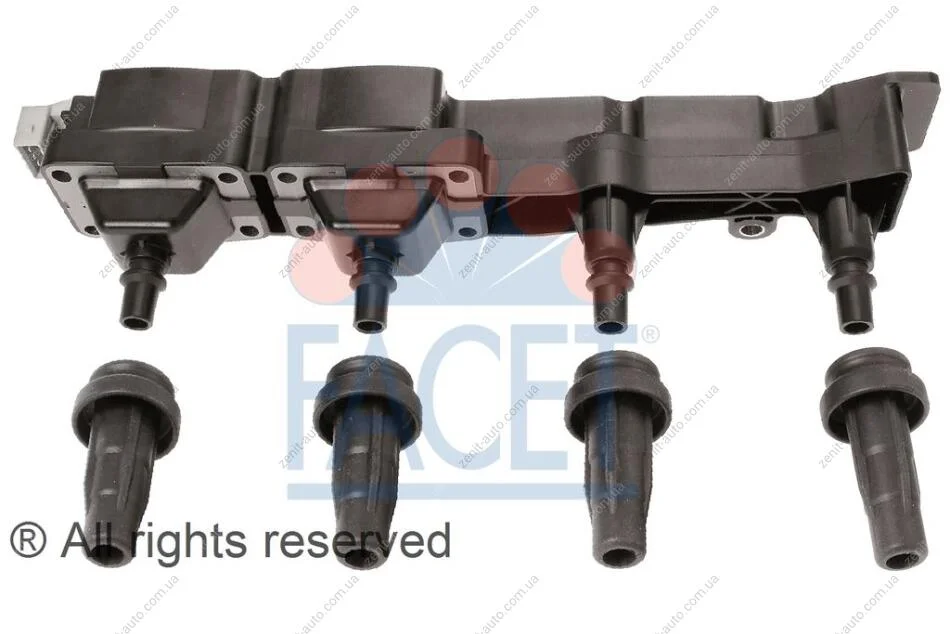 Котушка запалення Citroen Berlingo/ Peugeot 206/307/Partner 1.6 00- Facet FACET 9.6307 (фото 1)