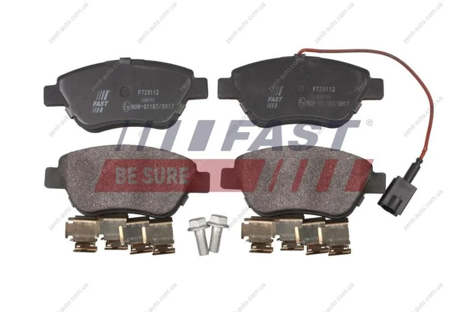 Колодки тормозные перед. Fiat Fiorino (07-) (FT29112) Fast FAST 'FT29112 (фото 1)