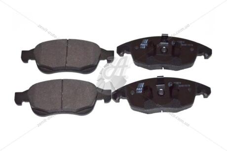 Колодки тормозные перед. Citroen Berlingo/Peugeot Partner 08- FAST FT29514