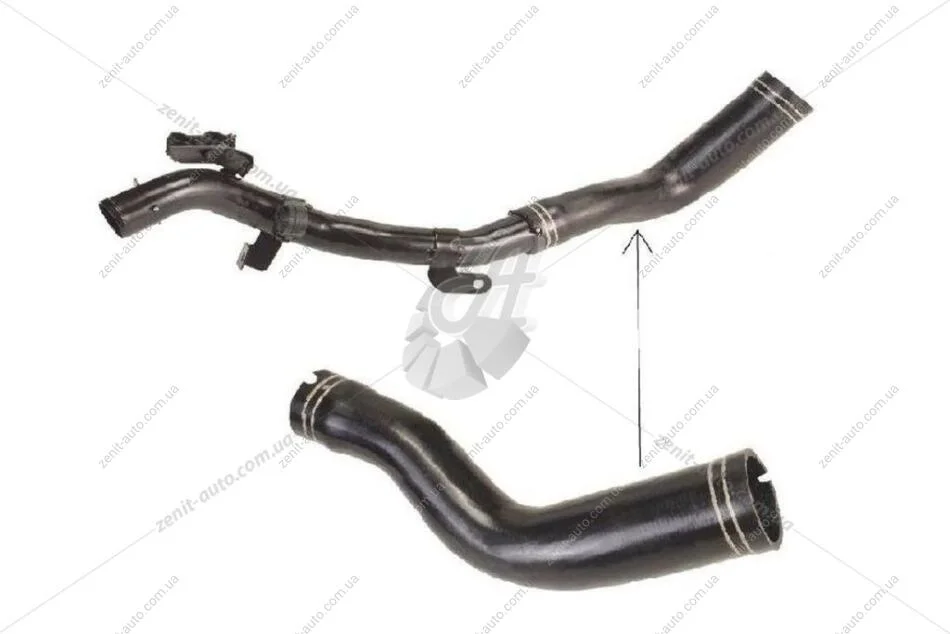 Патрубок интеркуллера левая нижняя Fiat Doblo 1.3JTD (00-) (05-) Fast FAST FT61719 (фото 1)