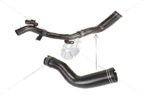 Патрубок інтеркулера ліва нижня Fiat Doblo 1.3JTD (00-) (05-) Fast FAST FT61719