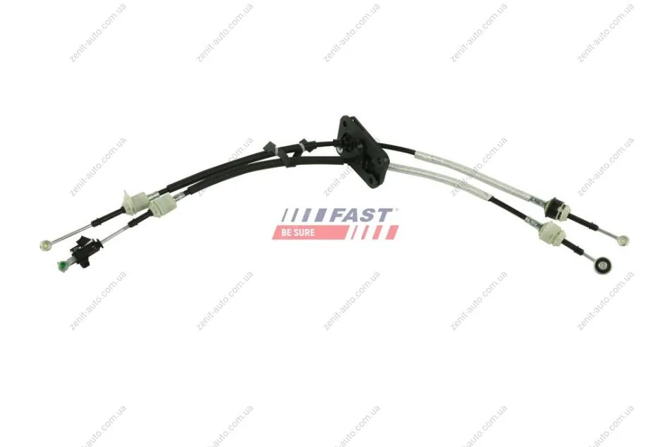 Трос переключення передач двойной Fiat Ducato 2.2HDI (06-) (12-) 1115/847+1048/777мм Fast FAST FT73084 (фото 1)