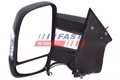 Зеркало лев.с подогревом Fiat Ducato (06-)(14-)+датчик 8 PIN + 2 PIN FAST FT88168 (фото 1)