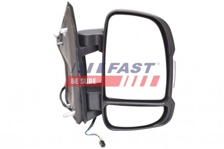 Зеркало правое с подогревом Citroen Jumper/Fiat Ducato/Peugeot Boxer 06 - (длинный кронштейн) 8 PIN FAST FT88263
