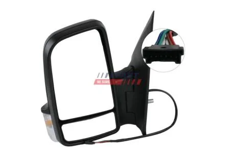 Зеркало электр. короткое лев Mercedes Sprinter 906 (06-) с подогревом 6 PIN Fast FAST FT88339