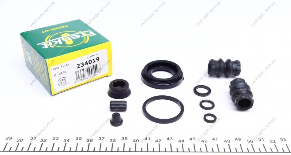 Ремкомплект супорту заднього Opel Astra (G / H) / Zafira A (d = 34mm) (Lucas) Frenkit FRENKIT 234019 (фото 1)