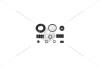 Ремкомплект суппорта заднего Opel Astra (G/H)/Zafira A (d=34mm)(Lucas) FRENKIT 234019 (фото 3)