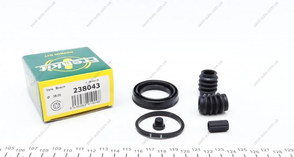 Ремкомплект супорту заднього Toyota Avensis/Corolla 03-09 (d=38mm)(Bosch) Frenkit FRENKIT 238043 (фото 1)
