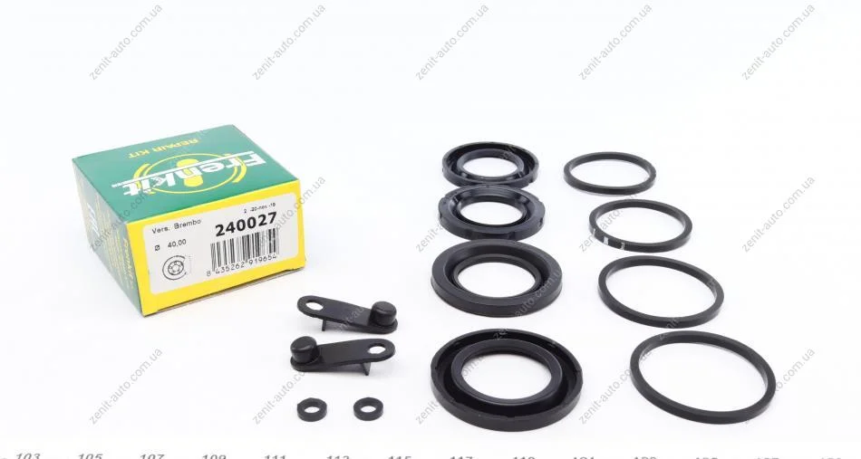Ремкомплект супорту переднього BMW 7 (E38)/MB E-class/M-class/Opel Astra J/Insignia (d=40/45mm)(Brembo) Frenkit FRENKIT 240027 (фото 1)