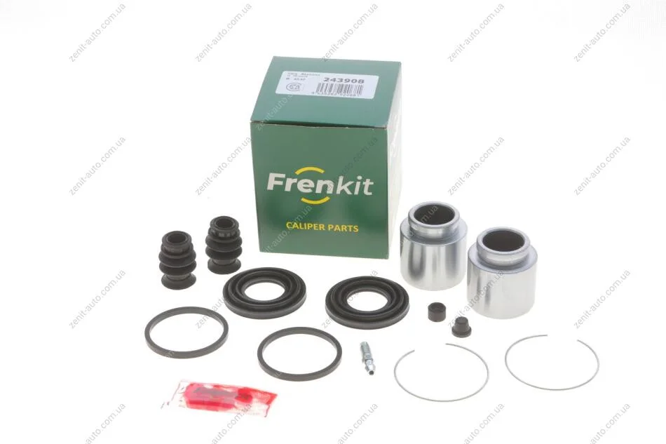 Ремкомплект супорту переднього Mitsubishi Galant/Outlander/Pajero 90- (d=43mm)(Akebono)(+2 поршня) Frenkit FRENKIT 243908 (фото 1)
