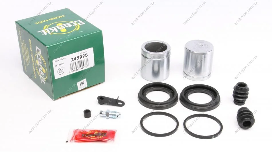 Ремкомплект суппорта переднего Chevrolet Captiva/Hyundai Santa Fe II/Kia Sorento II (d=45mm)(Mando)(+2 поршня) Frenkit FRENKIT 245925 (фото 1)