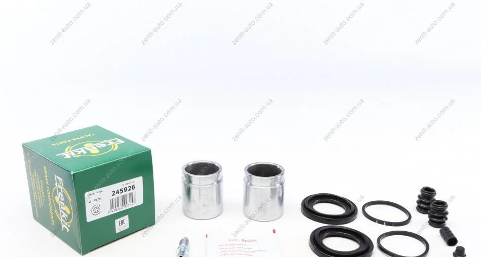 Ремкомплект супорту переднього Nissan Leaf/Qashqai/Renault Koleos 05- (d=45mm)(Niss)(+2 поршня) Frenkit FRENKIT 245926 (фото 1)