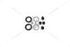 Ремкомплект суппорта переднего MB Vito (W447) 14- (d=48mm)(Brembo) FRENKIT 248109 (фото 2)