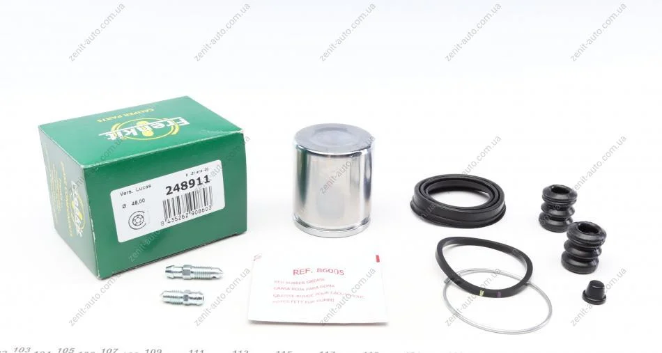 Ремкомплект супорту переднього Lada Largus/Renault Logan (d=48mm)(Lucas)(+поршень) Frenkit FRENKIT 248911 (фото 1)