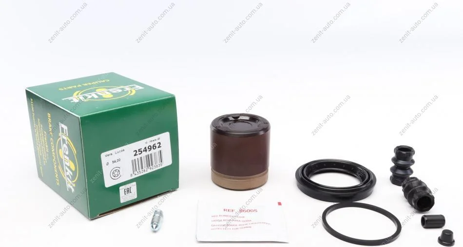 Ремкомплект суппорта переднего (d=54mm + поршень) Opel Combo (01-), Corsa C (00-) ver.Lucas/TRW Frenkit FRENKIT '254962 (фото 1)