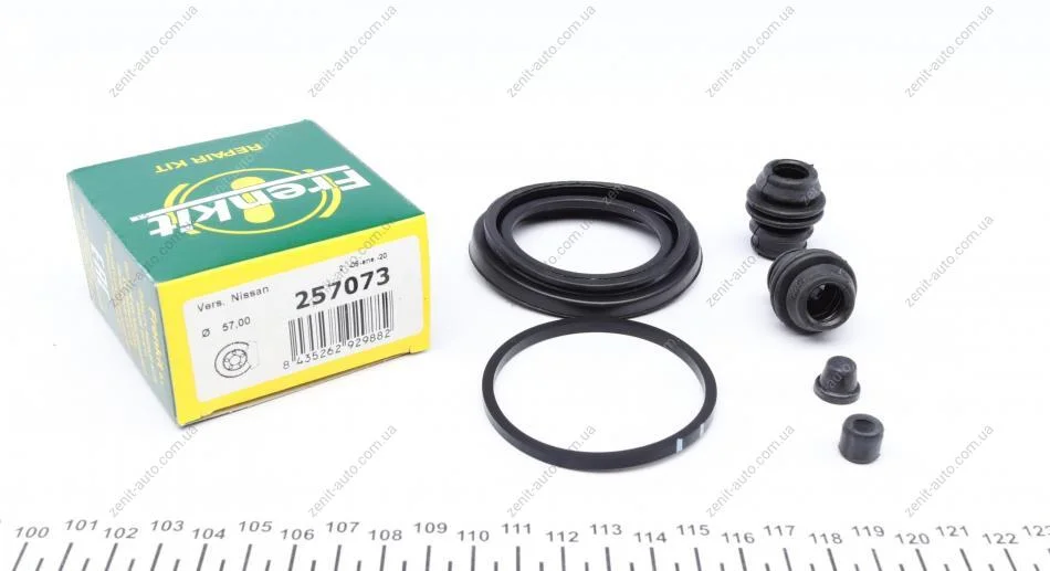 Ремкомплект суппорта переднего Nissan Juke (F15)/Leaf/Tiida (d=57mm)(Niss) Frenkit FRENKIT 257073 (фото 1)