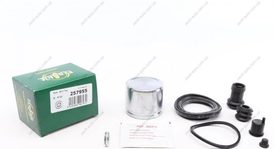 Ремкомплект супорту переднього Mazda 6 (GG)(d=57mm)(Nabco)(+поршень 57x46mm) Frenkit FRENKIT 257955 (фото 1)
