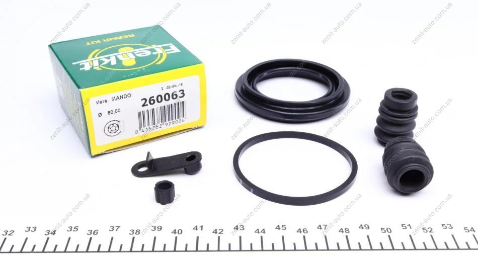 Ремкомплект супорта переднього Opel Astra J, Insignia A, Zafira C (d=60mm)(Mando) Frenkit FRENKIT '260063 (фото 1)