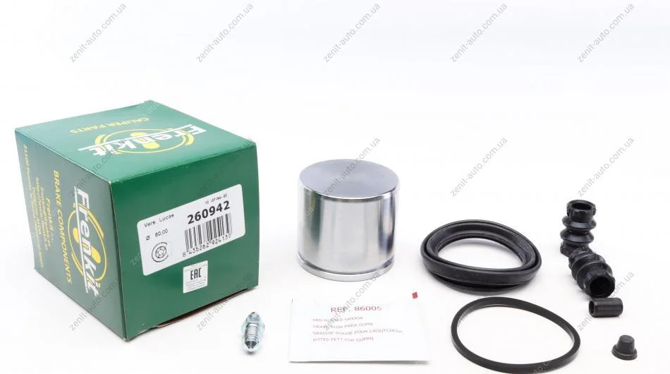 Ремкомплект супорту переднього Citroen Jumpy/Fiat Scudo/Peugeot Expert (d=60mm)(Lucas)(+поршень) Frenkit FRENKIT 260942 (фото 1)
