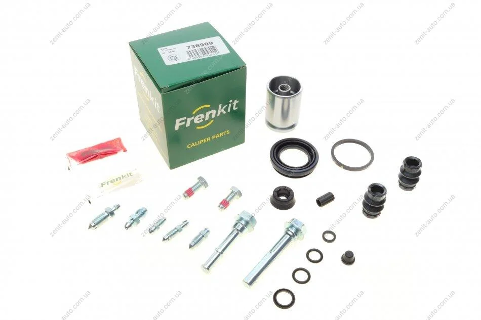 Ремкомплект супорту заднього Opel Astra, Zafira/Fiat 500L (d=38mm)(+поршень/напрямні) Frenkit FRENKIT '738909 (фото 1)