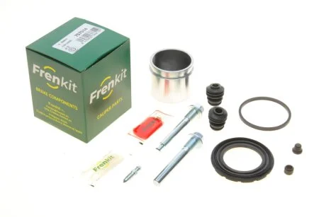 Ремкомплект супорту переднього (d=57mm + поршень + напрямні) Dodge Caliber (06-)/Mitsubishi ASX (10-), Lancer (07-) ver.Akebono Frenkit FRENKIT '757014