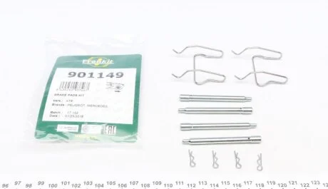 Комплект установочный тормозных колодок задних MB Vito (W638)/Peugeot 406/605/607 (Ate) Frenkit FRENKIT 901149