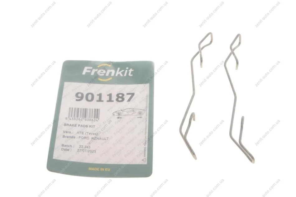 Комплект установочный тормозных колодок передних Ford Focus/Transit Connect 02-13 (Ate) Frenkit FRENKIT 901187 (фото 1)