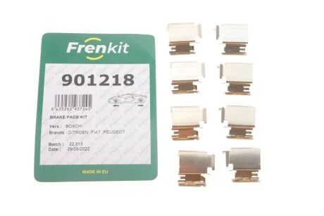 Комплект настановний гальмівних колодок передніх VW/Ford/Citroen/Peugeot/Fiat ver.Bosch Frenkit FRENKIT '901218