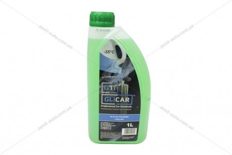 Антифриз LIQUID G11 GREEN (-35), 1л, зел. GLICAR GL 100100