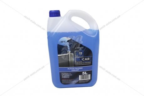 Антифриз LIQUID G11 BLUE (-35), 5 л, син. GLICAR GL 110500