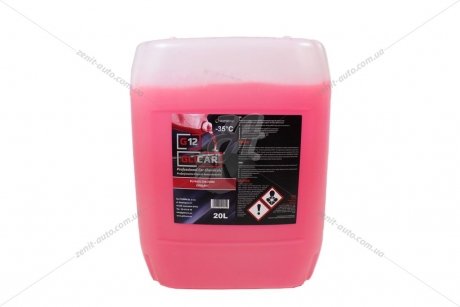 Антифриз LIQUID G12 RED (-35), 20 л, красн. GLICAR GL 122000