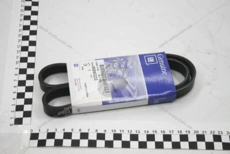 Ремень генератора Ланос 1,5 8V без ГПК (струмочковий) (5PK870) GM 95990232