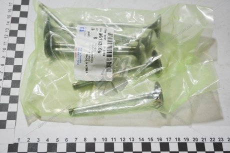 Клапан Ланос 1,6 16V впускной (1шт) (кратно 8) GM 96182806 (фото 1)