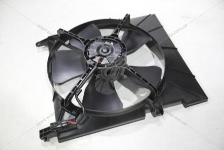 Вентилятор охлаждения радиатора Авео Т250/Т255 (-08) (с конд) (506x440) (с кожухом) GM 96536666