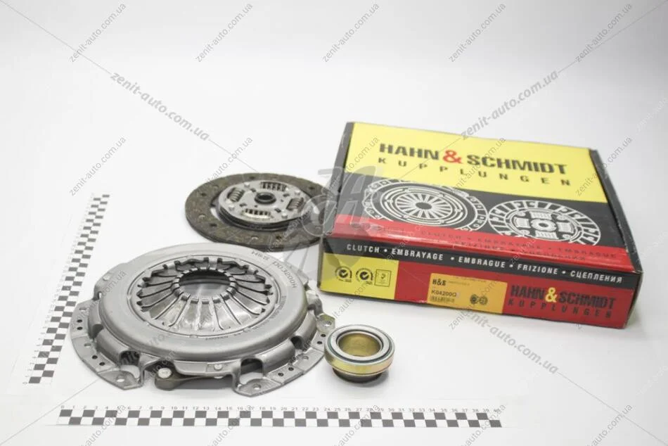 Зчеплення 1,5/Нексия 8V (корзина+диск) Hahn&Schmidt K04200G9 (фото 1)