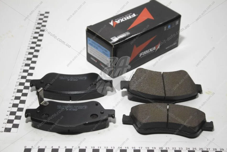 Колодки тормозные передние Toyota Corolla/Auris 1.4, 1.6, 1.8, 2.0 (07-) (SP1500) FRIXA Hankook FPE087 (фото 1)